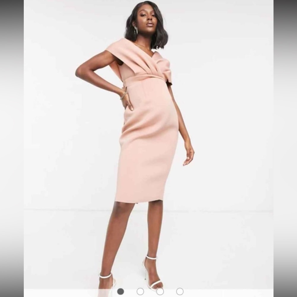 ASOS Maternity blush/ pink dress